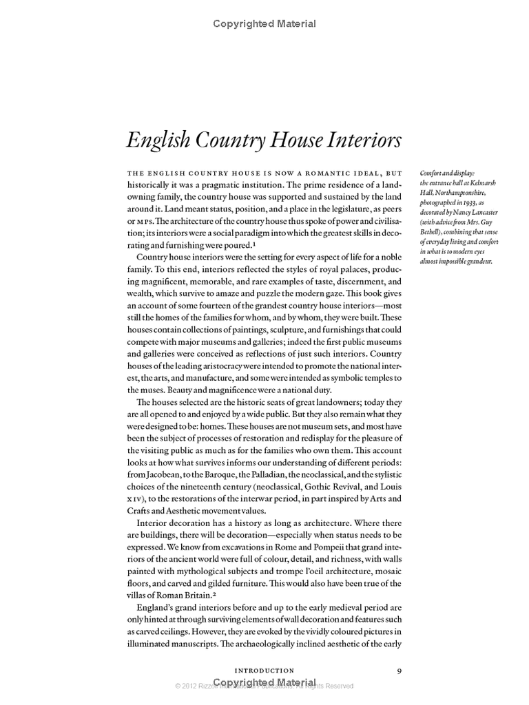 English Country House Interiors