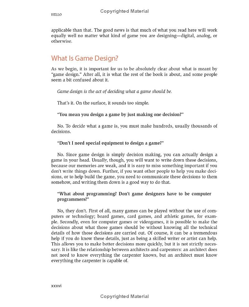 The Art of Game Design