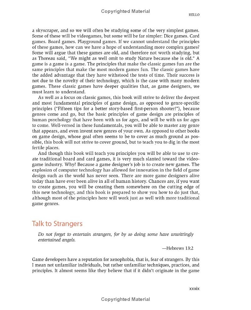 The Art of Game Design