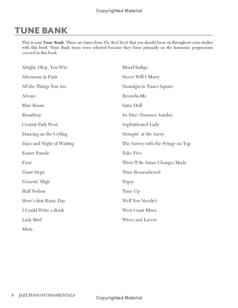 Jazz Piano Fundamentals: Explanations, Exercises, Listening Guides, and Practice Plans for the First Six Months of Study