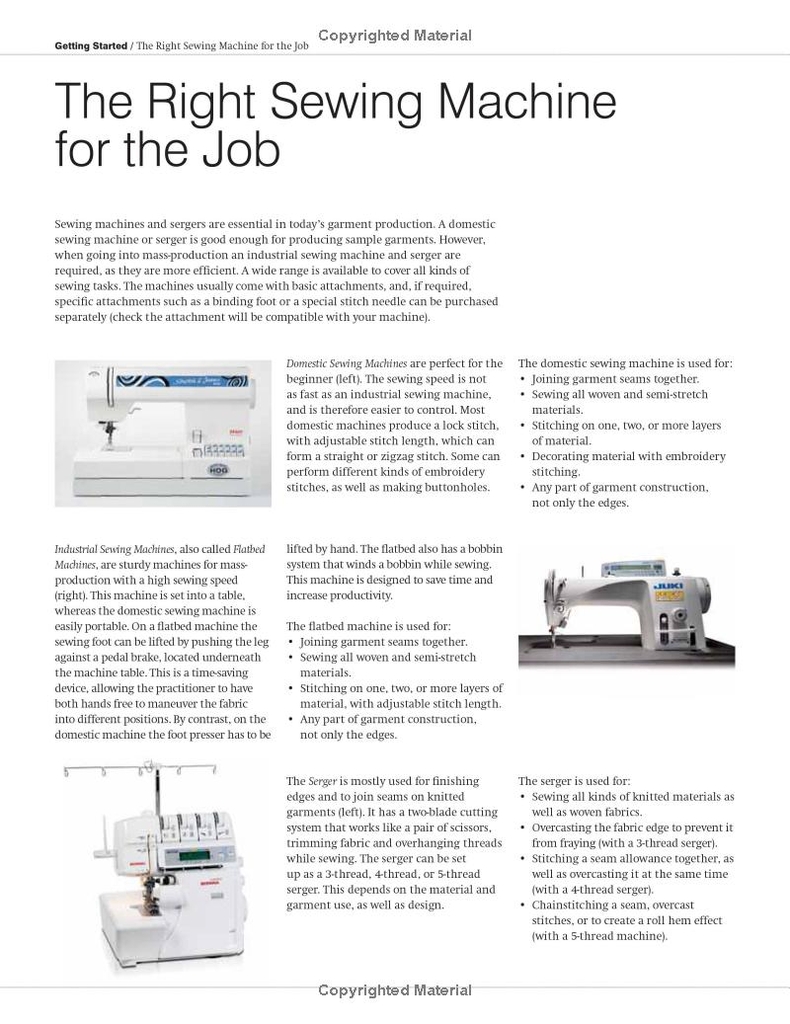 Sewing for Fashion Designers