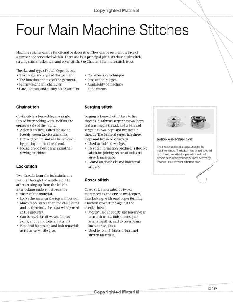 Sewing for Fashion Designers