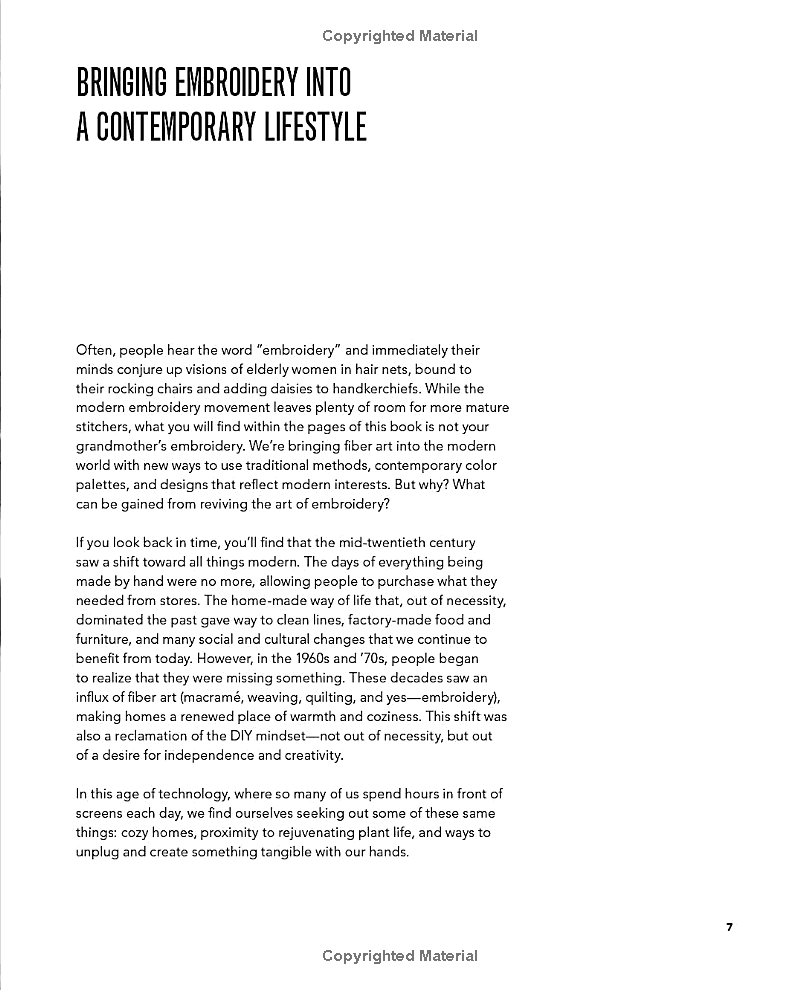 The Modern Embroidery Workshop