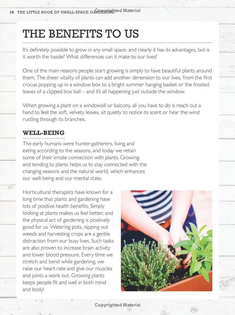 RHS Little Book of Small-Space Gardening