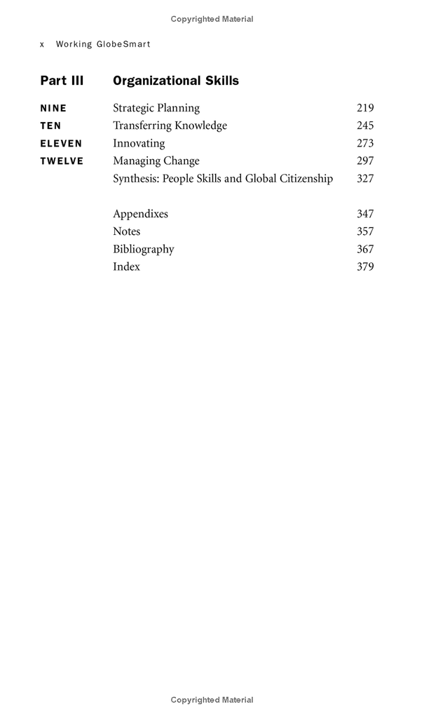 Working Globesmart: 12 People Skills for Doing Business Across Borders