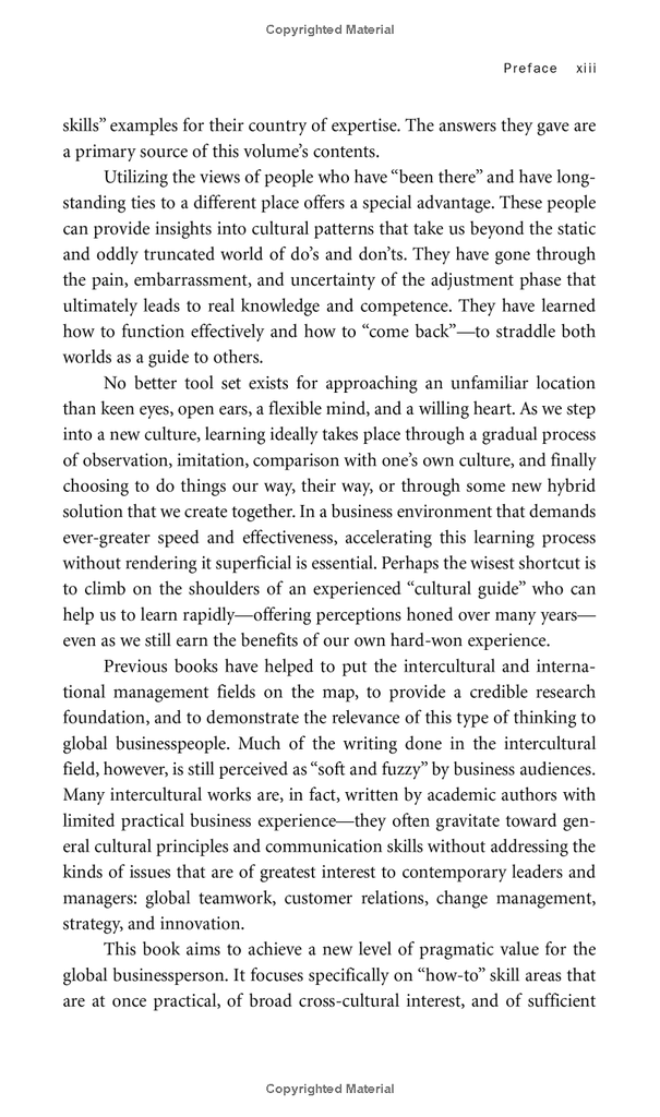 Working Globesmart: 12 People Skills for Doing Business Across Borders