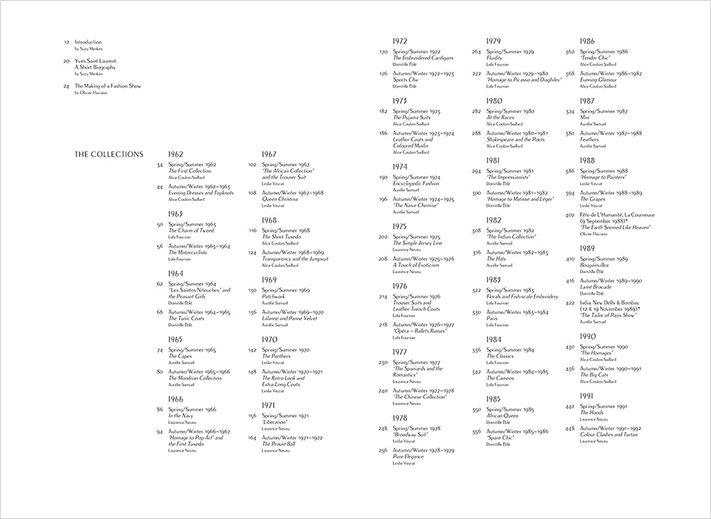 Yves Saint Laurent Catwalk: The Complete Haute Couture Collections