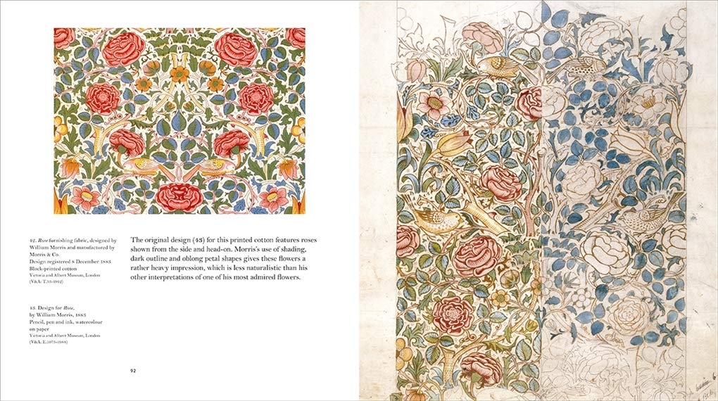 William Morris's flowers (victoria and albert museum)