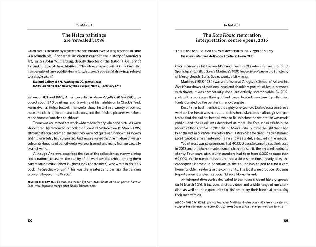 Art day by day 366 brushes with history