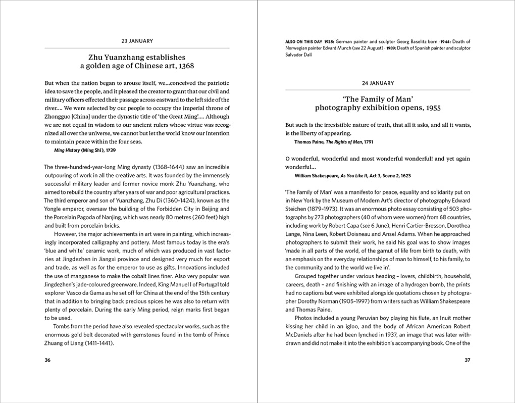 Art day by day 366 brushes with history