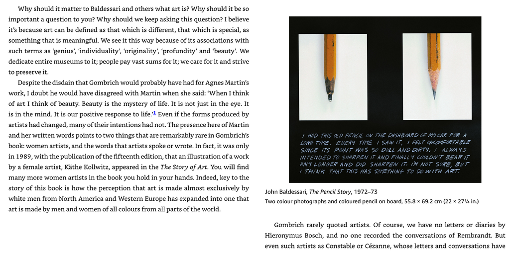 The story of contemporary art