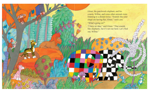 Elmer & The Birthday Cake