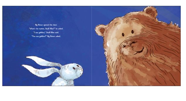 Small Blue And The Deep Dark Night