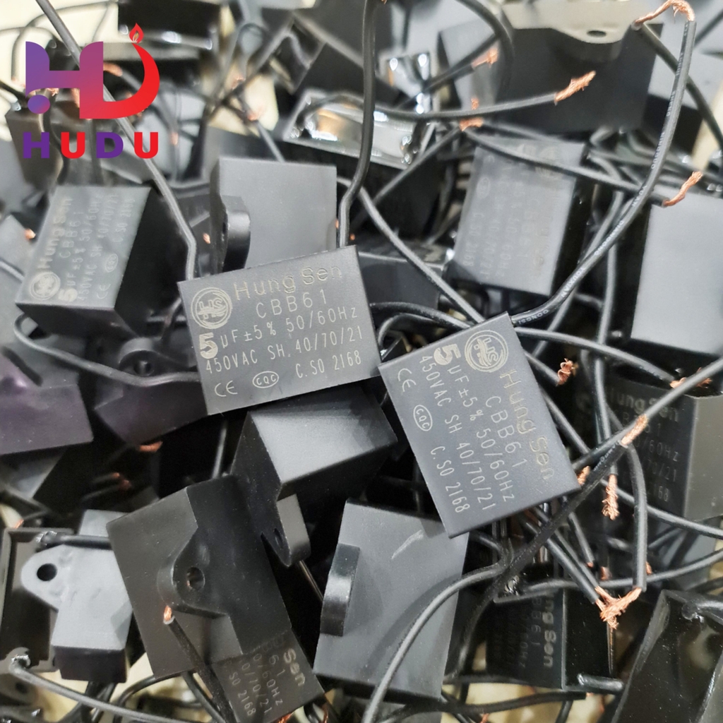 Tụ quạt dây 5UF - 450V HungSen