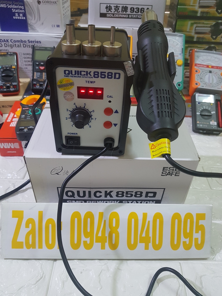 Máy / Trạm Khò Quick 858D [khò hàn]