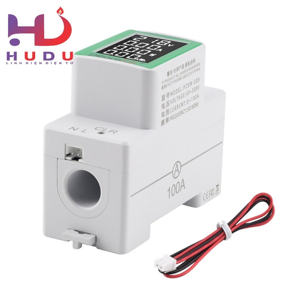 Công tơ điện tử PeaceFair 100A cao cấp