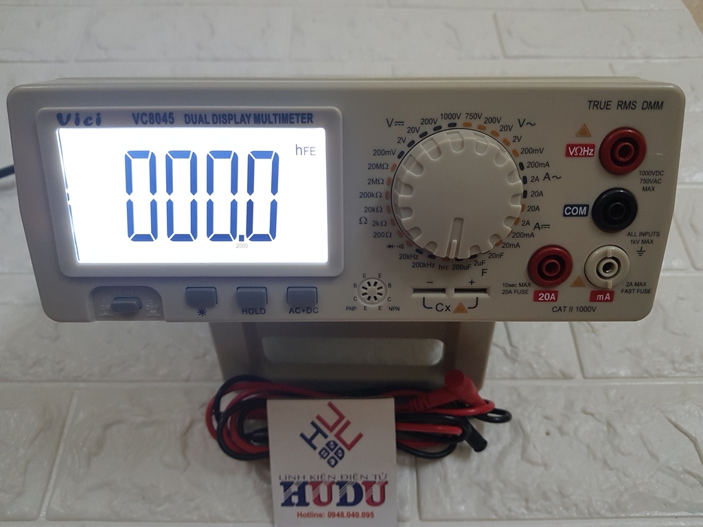 Đồng hồ vạn năng để bàn VC8045