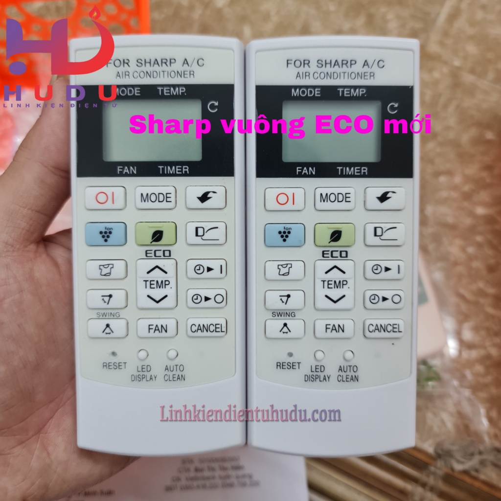 Điều khiển Sharp vuông Eco mới