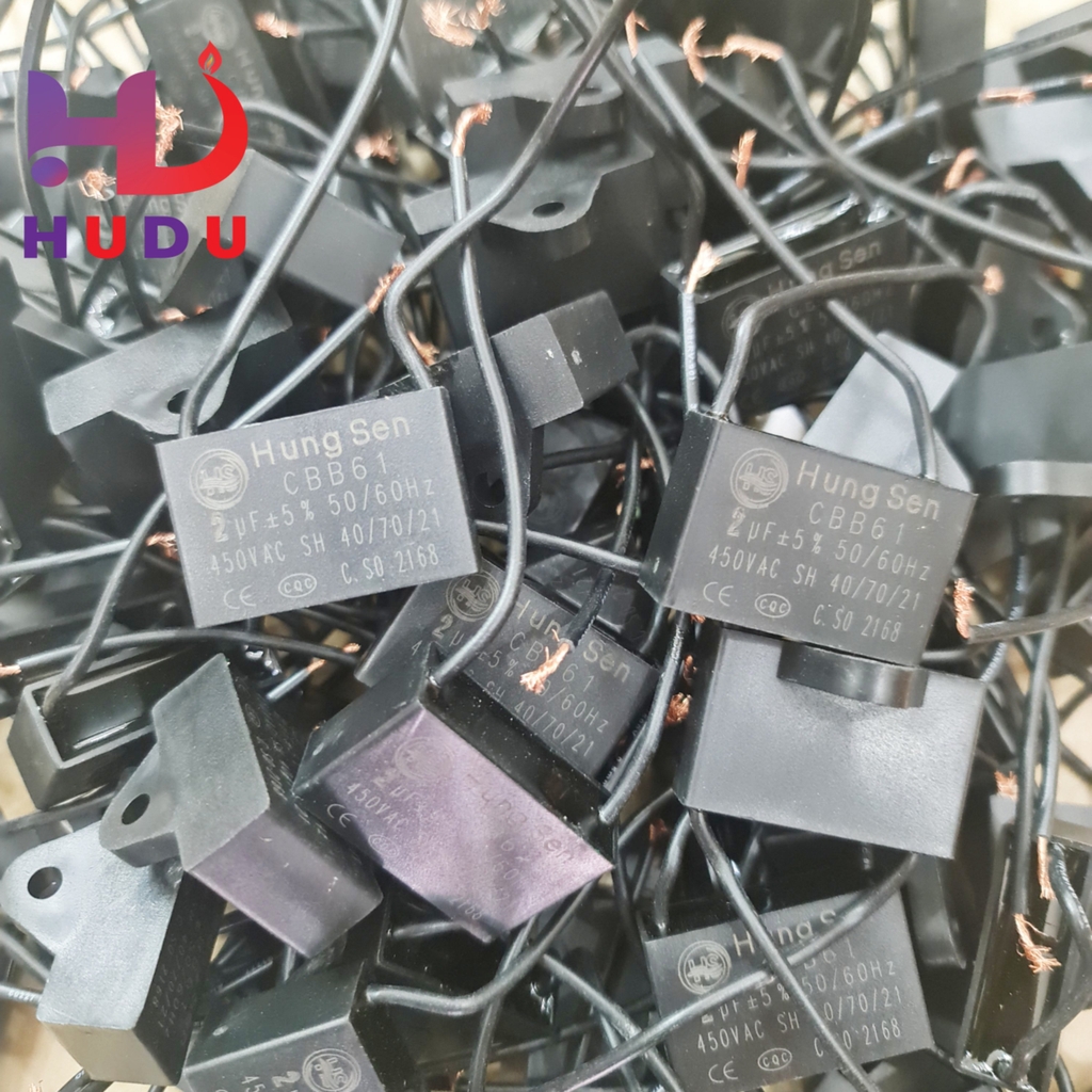 Tụ quạt dây 2UF - 450V HungSen