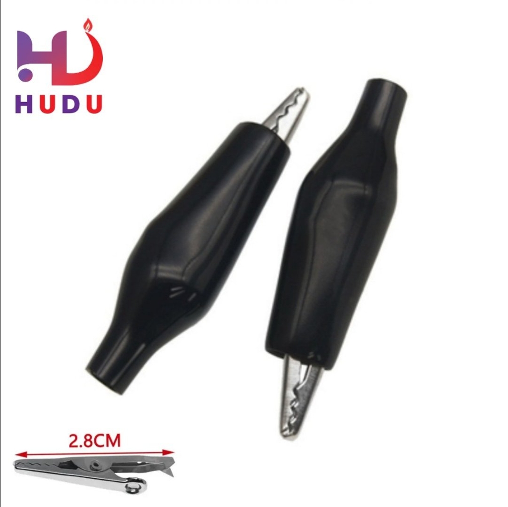 Kẹp cá sấu dài 2.8cm màu Đen