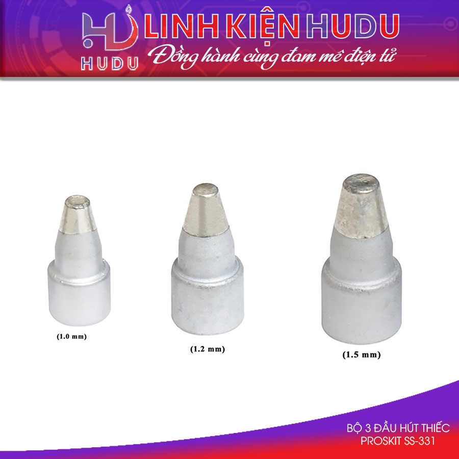 Bộ 3 đầu máy hút thiếc Proskit SS-331