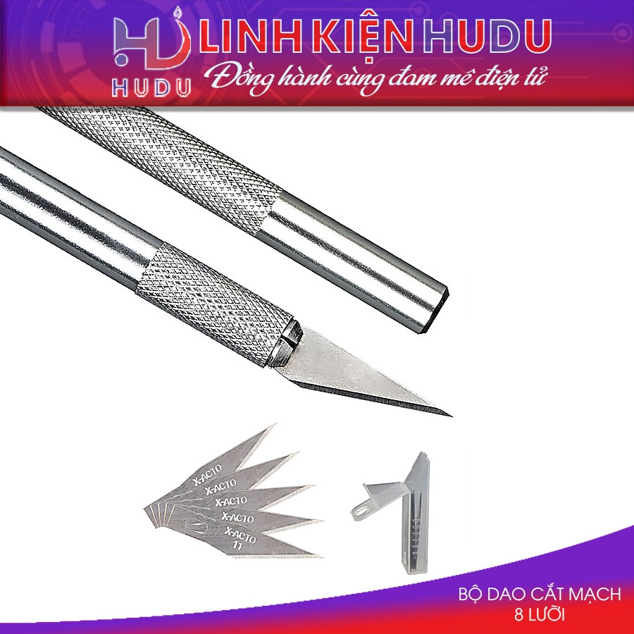 Bộ cán + dao cắt mạch 8 lưỡi nhọn