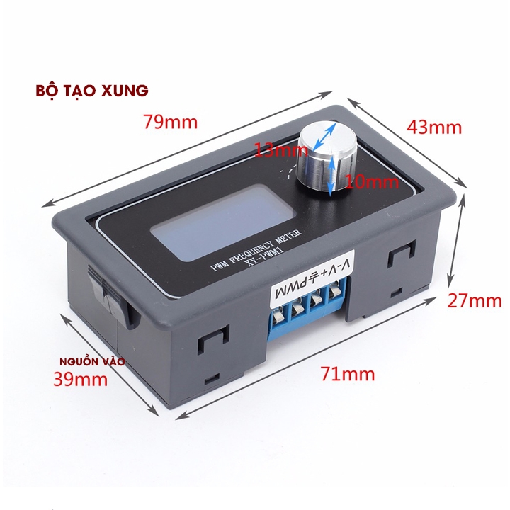 Bộ tạo xung XY-KPWM 1Hz-150khz có núm điều chỉnh