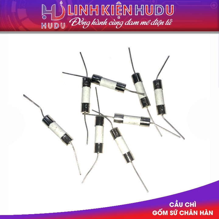 Cầu chì gốm [ sứ ] 15A chân hàn