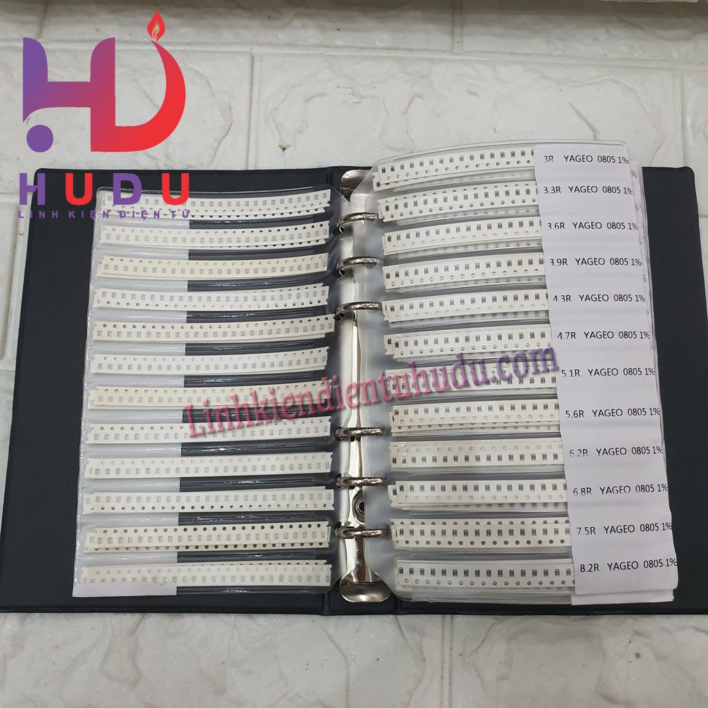 Sổ kẹp điện trở SMD 0805 (170*50 )