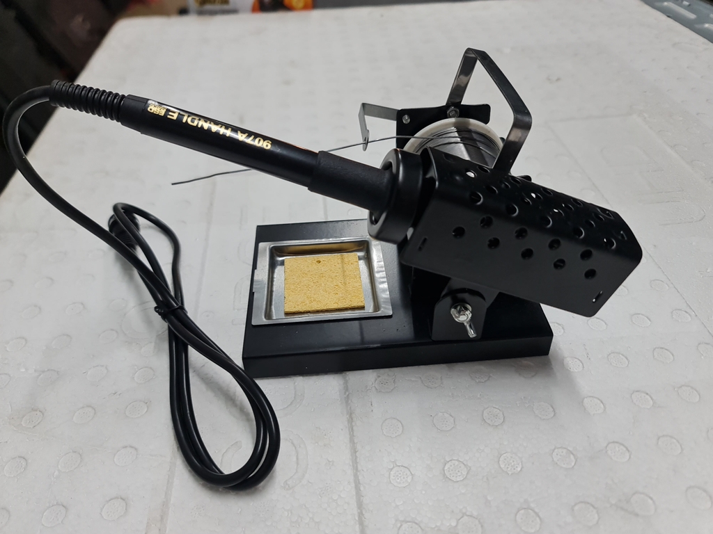 Gác tay hàn + Giá đỡ thiếc