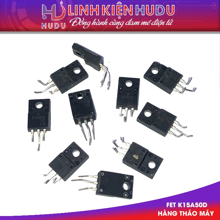 Combo 10 con FET K15A50D hàng tháo máy