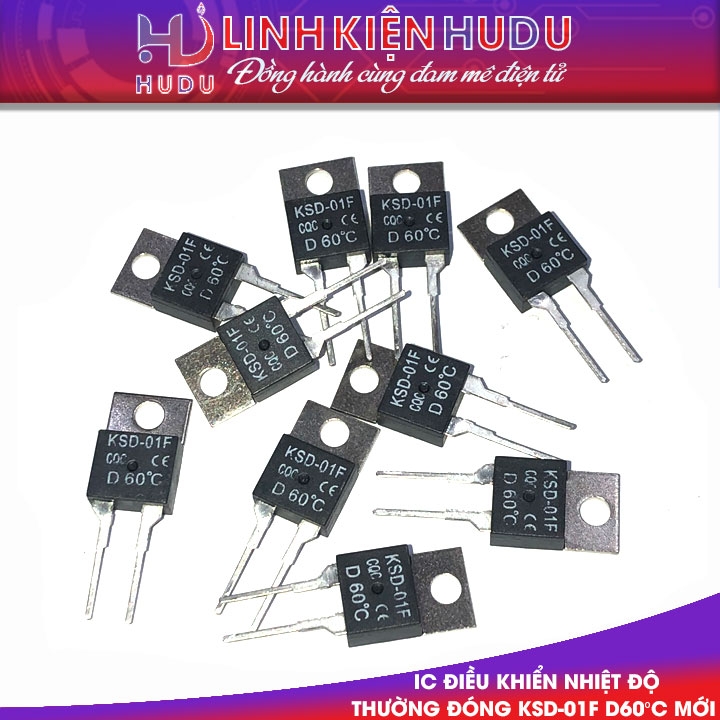 IC điều khiển nhiệt độ thường đóng KSD-01F D60°C mới