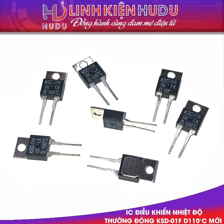 IC điều khiển nhiệt độ thường đóng KSD-01F D110°C mới