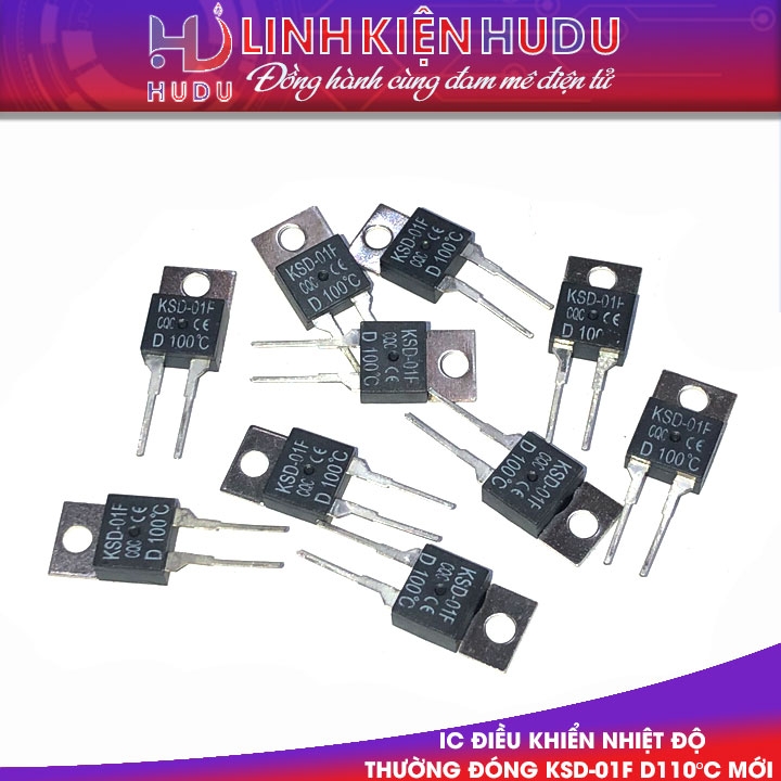 IC điều khiển nhiệt độ thường đóng KSD-01F D110°C mới