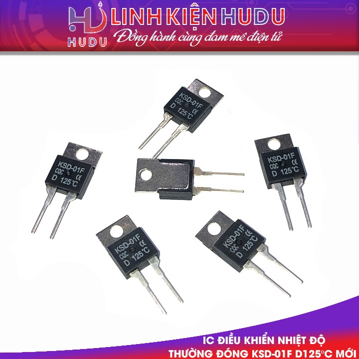 IC điều khiển nhiệt độ thường đóng KSD-01F D125°C mới