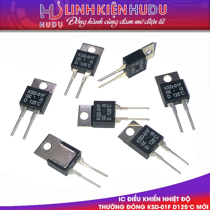 IC điều khiển nhiệt độ thường đóng KSD-01F D125°C mới