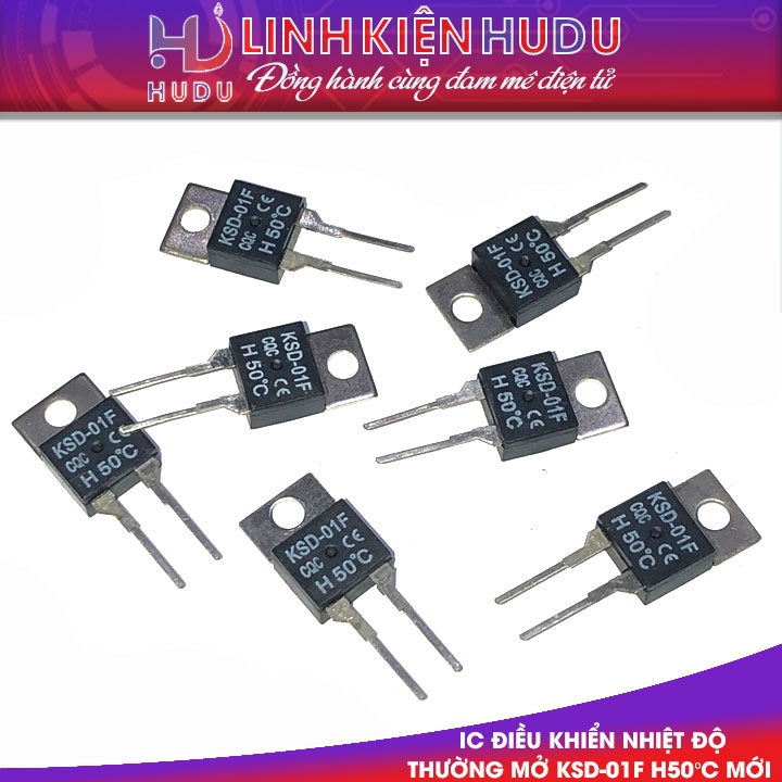 IC điều khiển nhiệt độ thường mở KSD-01F H50°C mới