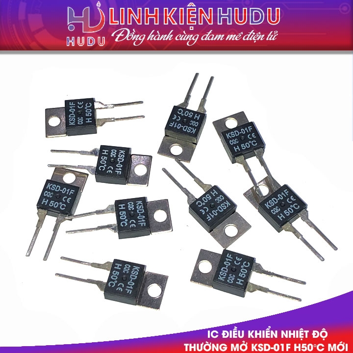 IC điều khiển nhiệt độ thường mở KSD-01F H50°C mới