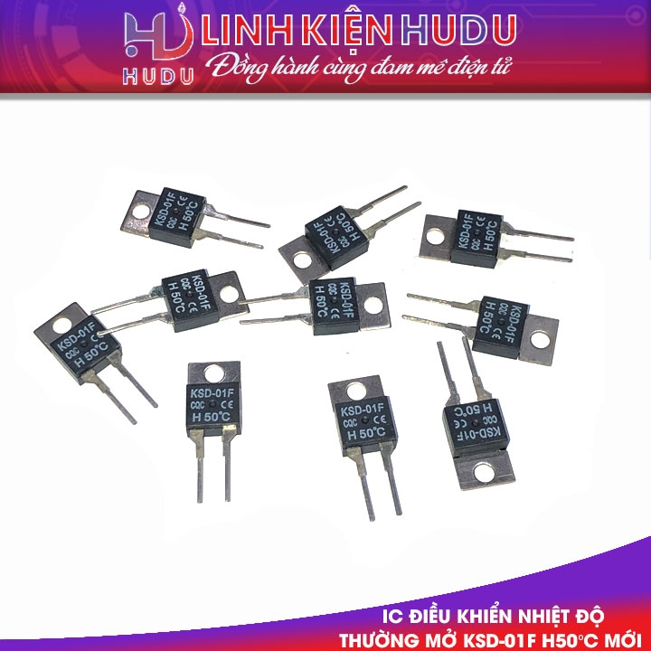IC điều khiển nhiệt độ thường mở KSD-01F H50°C mới