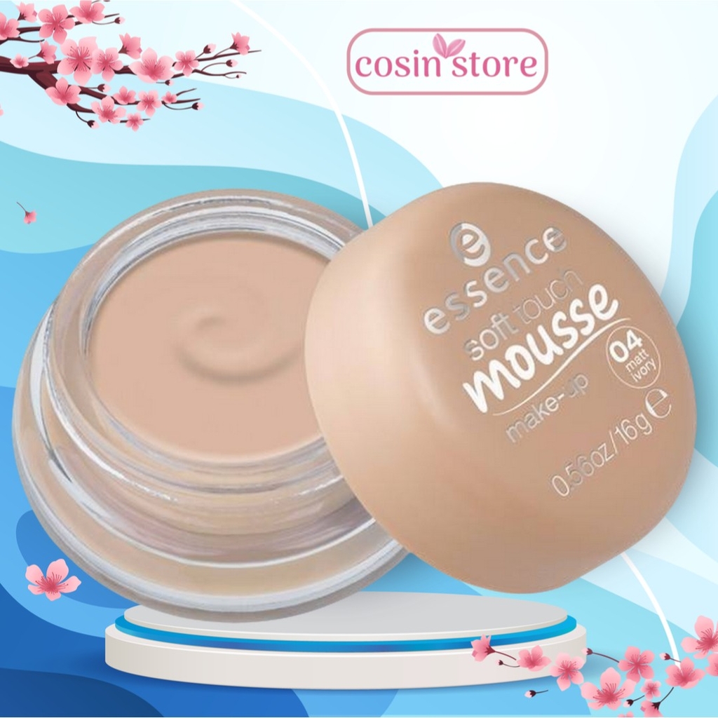 Phấn Tươi Essence Soft Touch Mousse Đức 16g Che Phủ Mịn Màng, Kiềm Dầu, Dưỡng Da shop Cosin Store