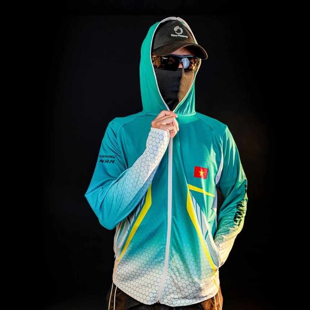 Áo chống nắng câu cá RICE FISHING 2025 PK-58