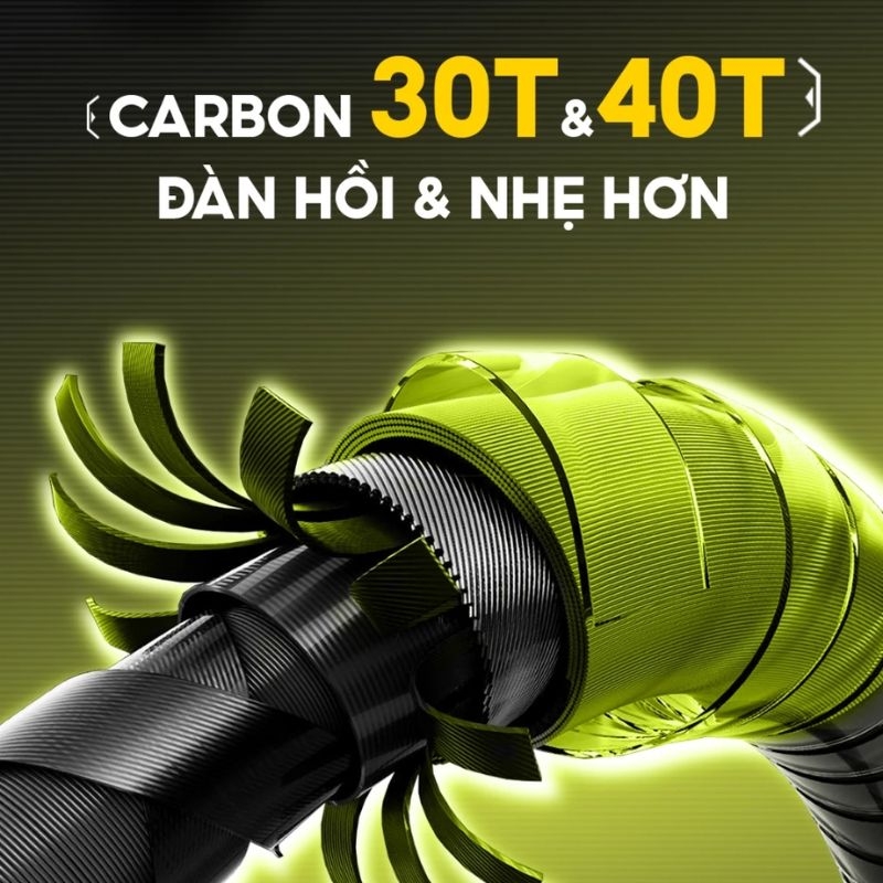 Cần câu đài săn hàng V5 BLACK CARP CC-38 RICE FISHING carbon 30T+40T