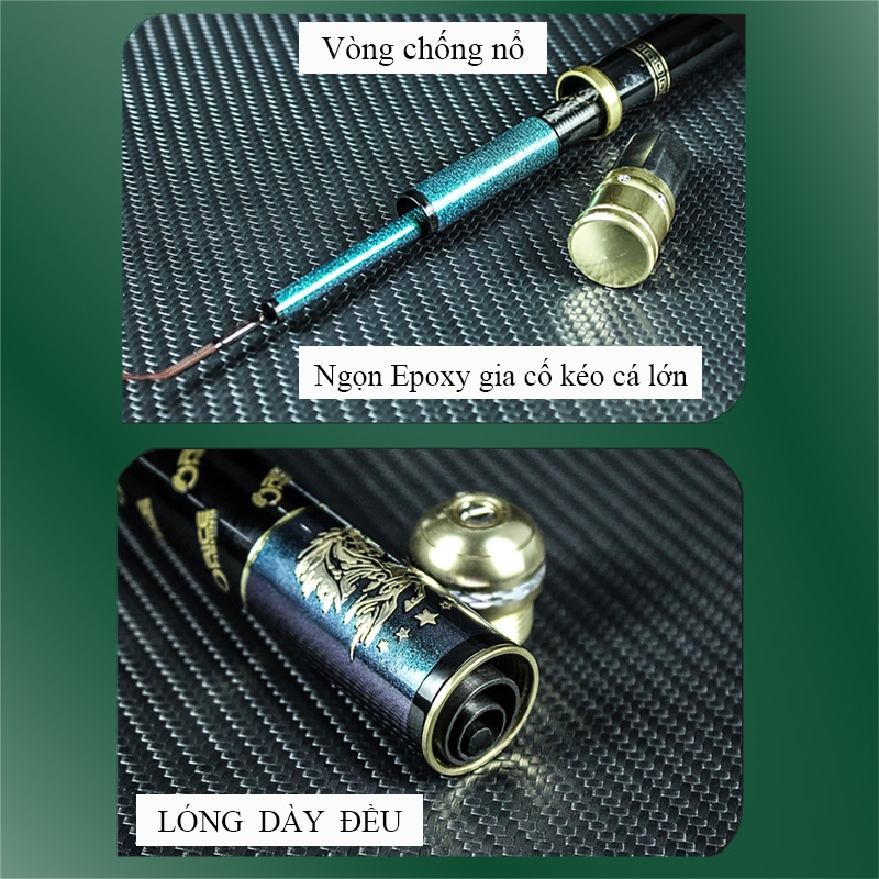 Cần câu đài Đại Mã Rice Fishing CC-19 chuyên săn hàng siêu cứng cáp