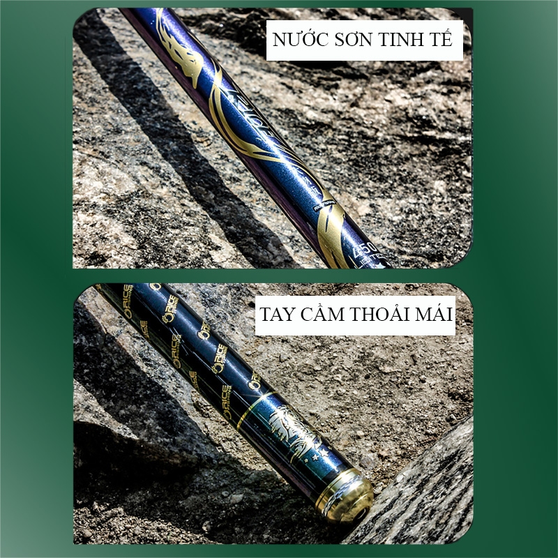 Cần câu đài Đại Mã Rice Fishing CC-19 chuyên săn hàng siêu cứng cáp