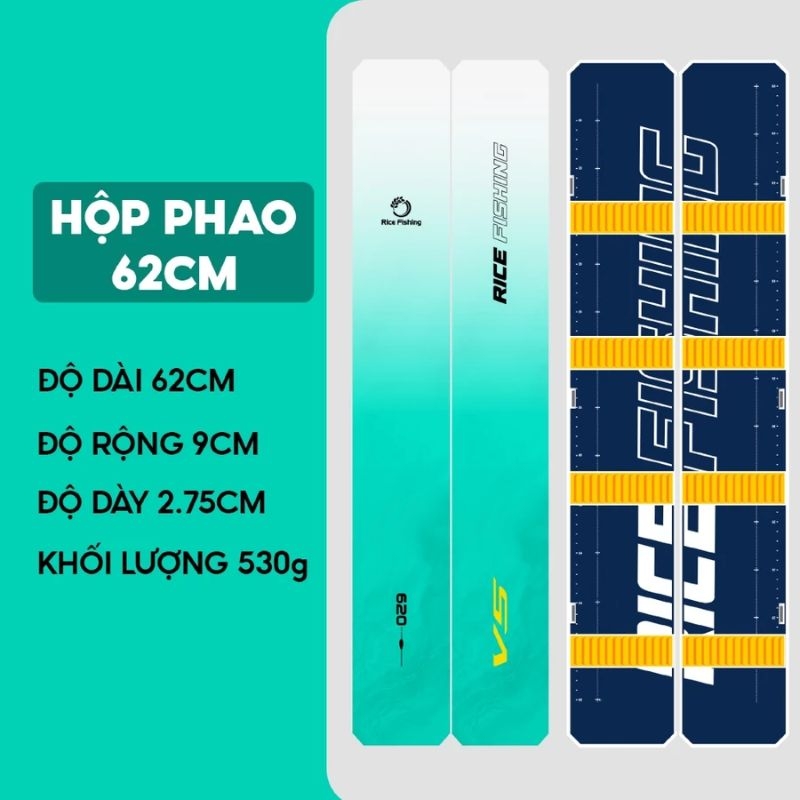 Hộp Đựng Phao Hộp Phao Thẻo V5 HP-14 Câu Đài Đa Năng Rice Fishing