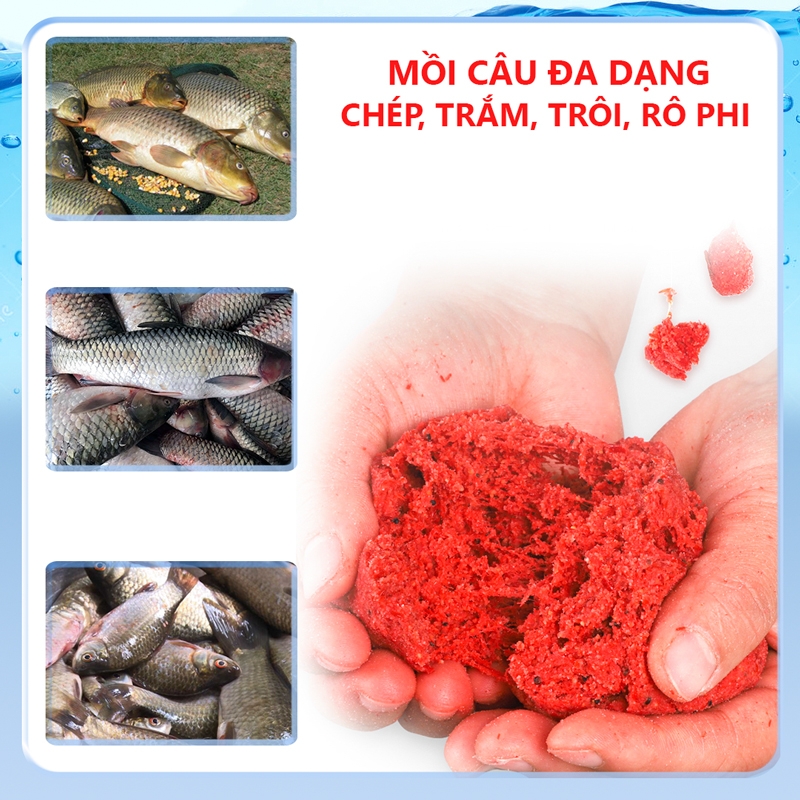 Mồi câu cá tôm tươi Rice Fishing MT-1
