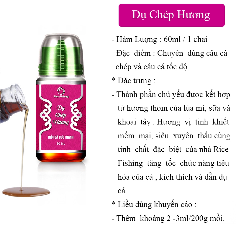 Tinh mùi câu cá, hương liệu dụ cá Rice Fishing MT-10