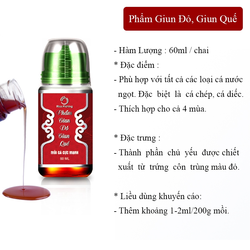 Tinh mùi câu cá, hương liệu dụ cá Rice Fishing MT-10