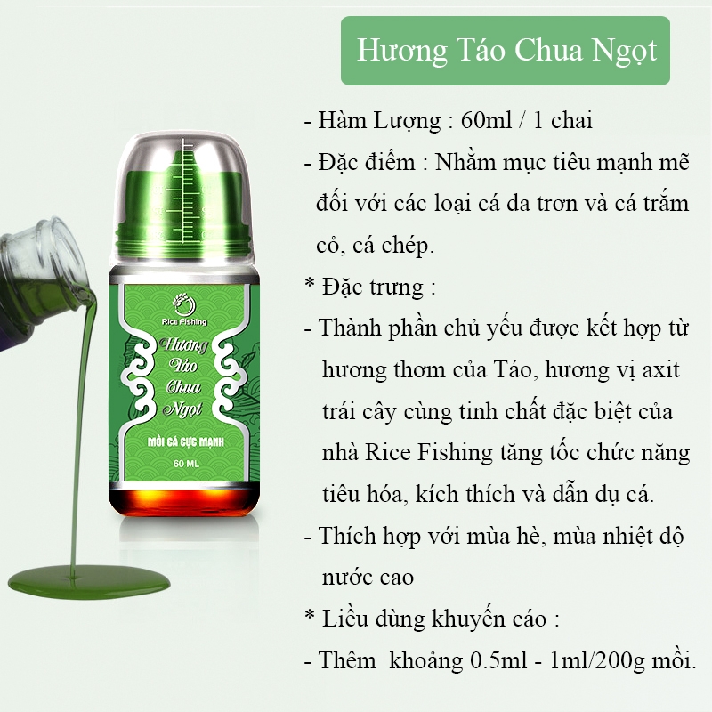 Tinh mùi câu cá, hương liệu dụ cá Rice Fishing MT-10
