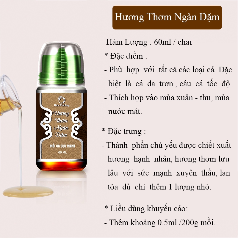 Tinh mùi câu cá, hương liệu dụ cá Rice Fishing MT-10
